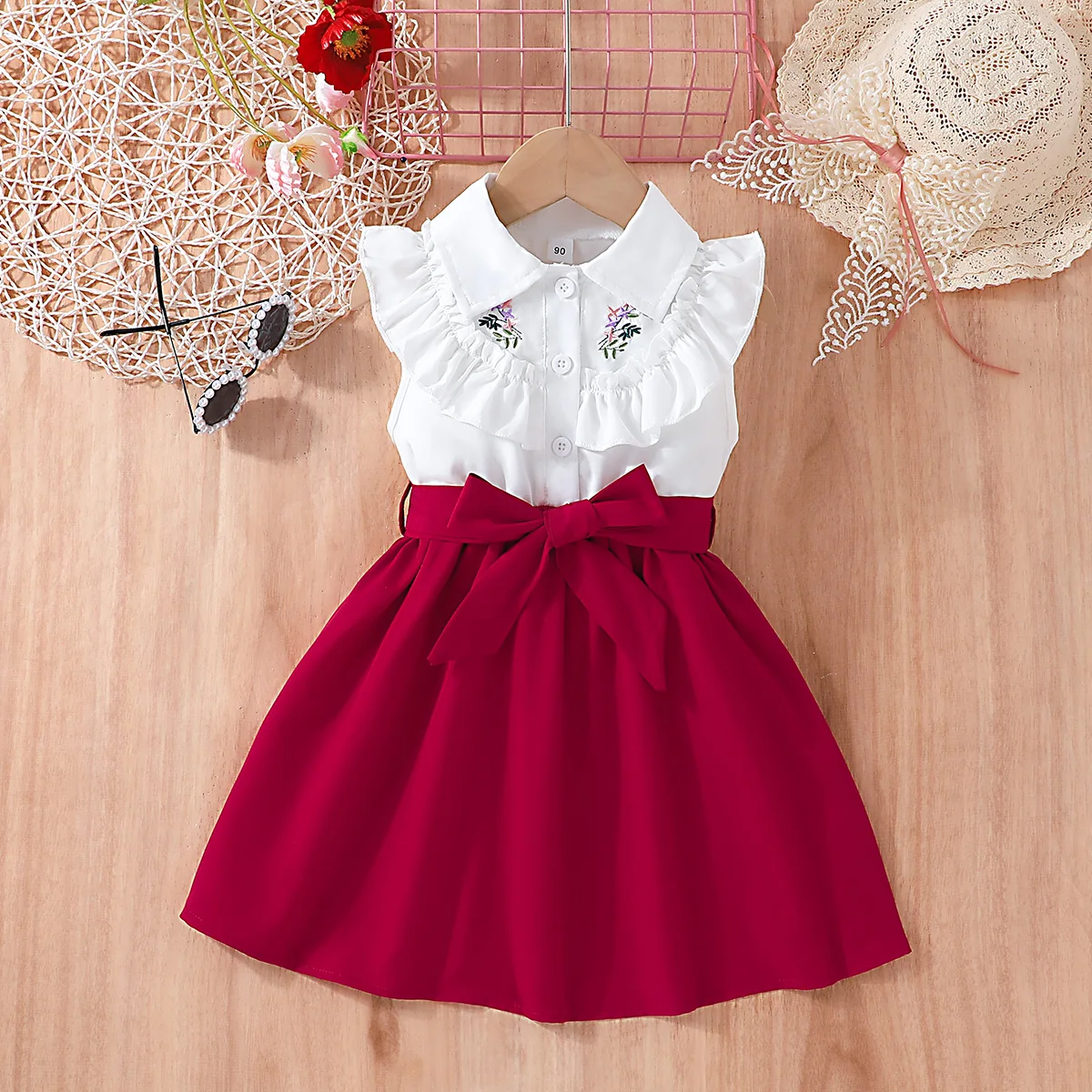 Girls' Emerald Green Princess Dress 4
