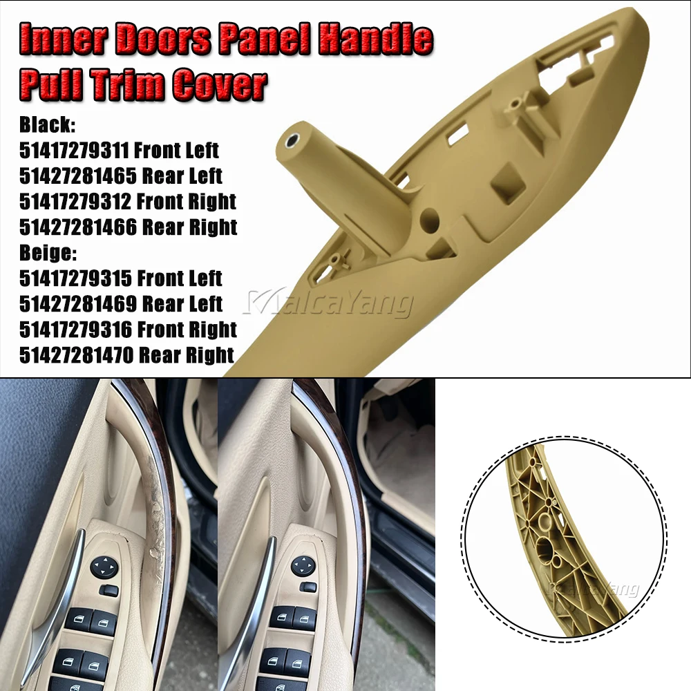 Per Bmw Serie 3 F30 F80 F31 F34 Serie 4 F32 F82 F33 F83 F36 Maniglia Interna Per Porta Interna Pannello Interno Con Rivestimento Di Copertura 51417279