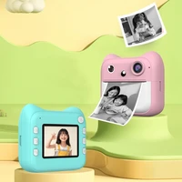 Kids Photo Camera Printer with Game Cute Pink Blue Mini Digital Video Child Instant Print Camera 4-12 Years Kids Girls Boys Gift - Image 3