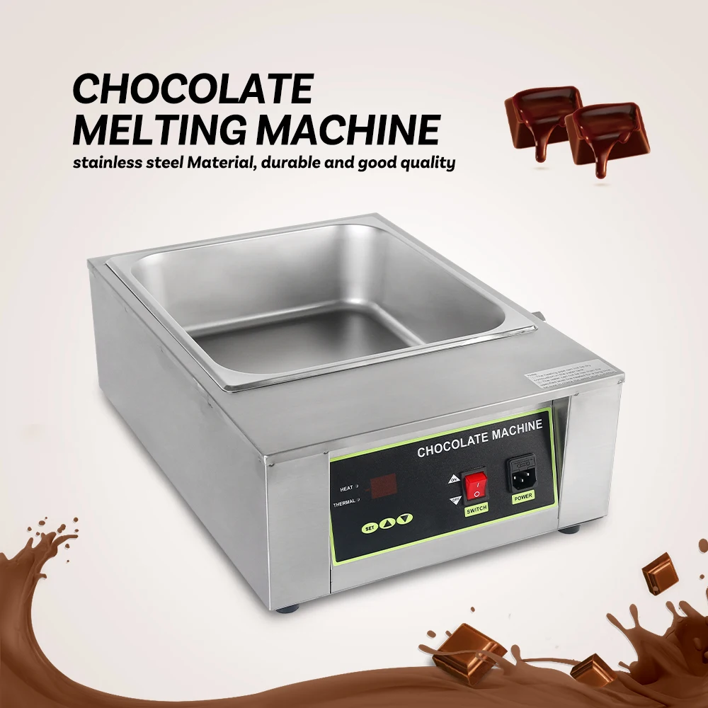 ITOP 1/2/4 Lattice Electric Chocolate Melting Machine Digital Display Chocolate Melting Furnace Tempering Machine Heating Stove 3