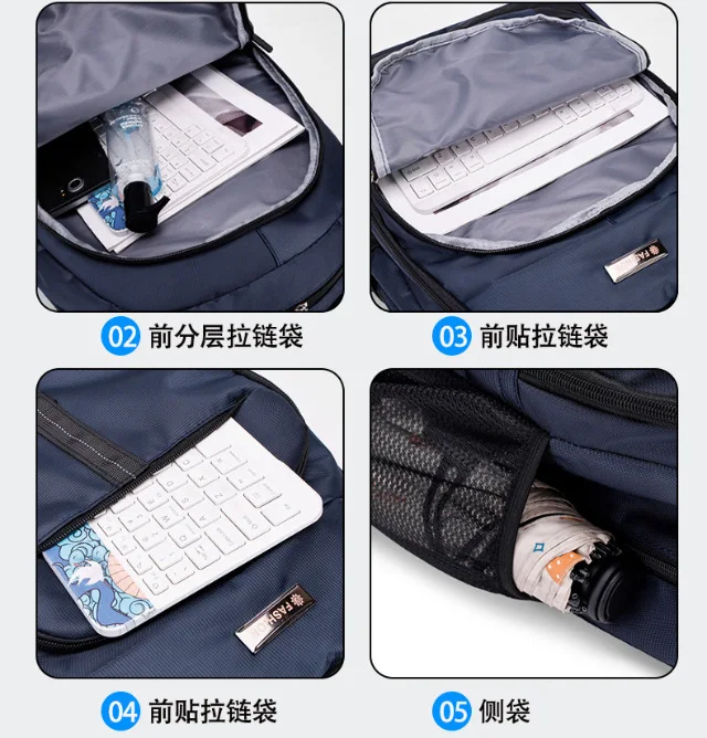 Verdicken Große Kapazität Reisetasche Schul Männlichen High School Student Rucksack Junior High School Student Neue Jahr Geschenke – Detail 9