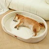 Polar Fleece Dog Bed Waterproof 600D Oxford Cloth and Winter Warm Polar Fleece Double Sided Available Suitable for All Seasons 3