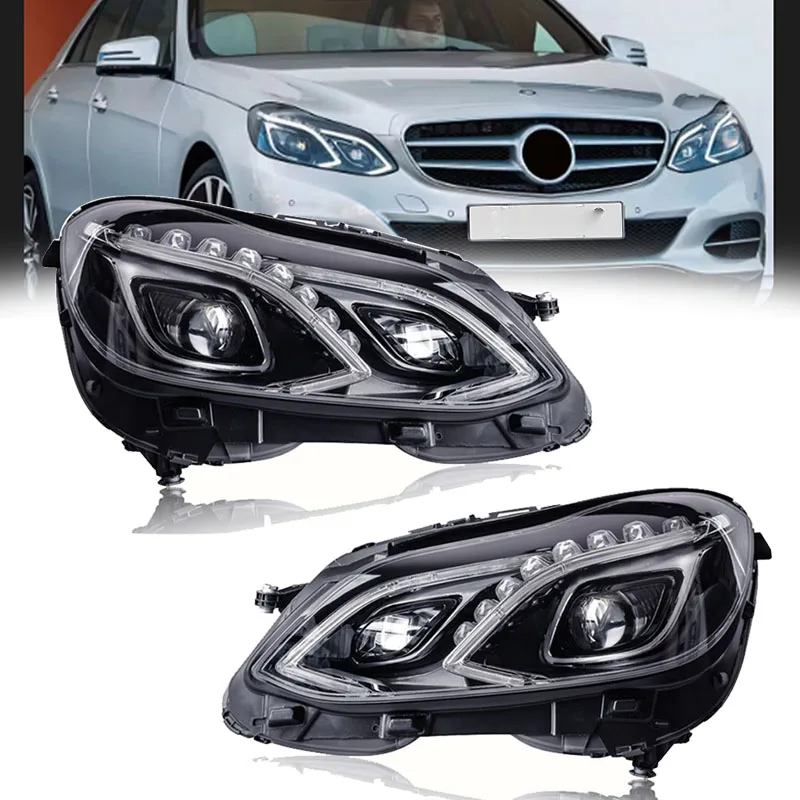 

Car Styling Head Lamp for W212 Headlights 2009-2016 W212 E200 E300 E260 LED Headlight LED DRL Projector Lens Auto Accessories