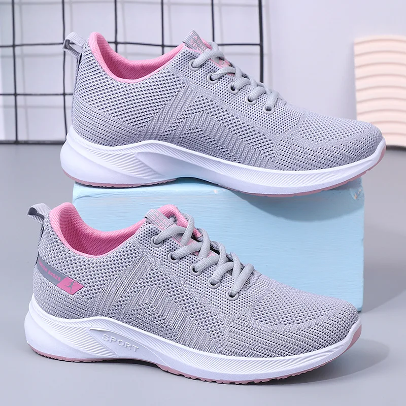 Damen Sportliche Sneaker mit Komfortsohle und atmungsaktivem Obermaterial