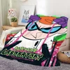 Cute D-Dexters L-Laboratory Blanket Skin friendly comfort warm soft plush blanket suitable sofa living room office bedroom 6