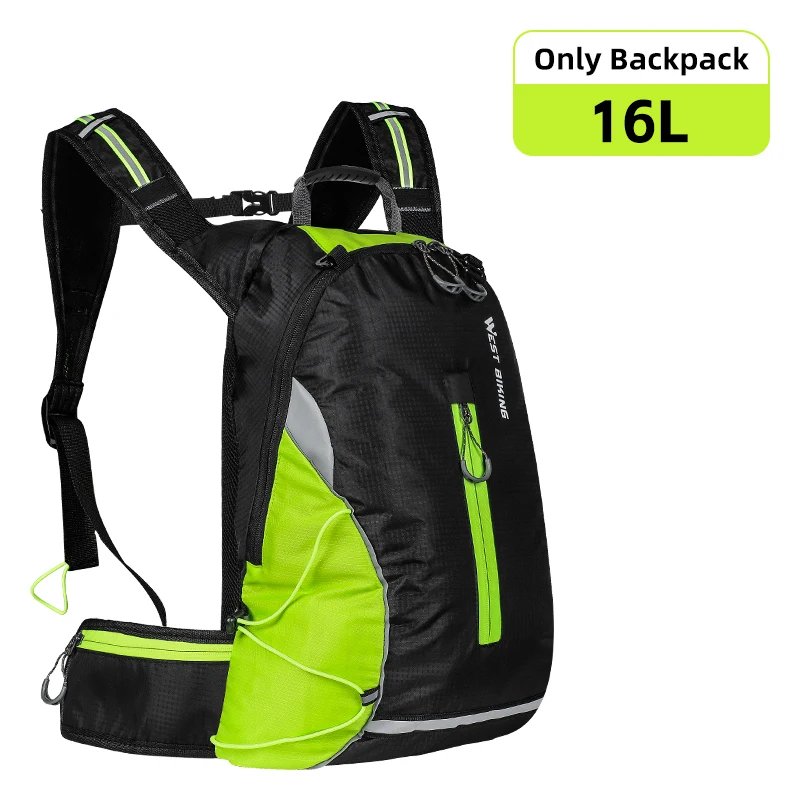 Green backpack