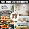6PCS Wood Vinyl Record Shelf Wall Mount Small Wall Record Holder Display Shelf Vinyl Record Shelves Record Album Display Holder 5