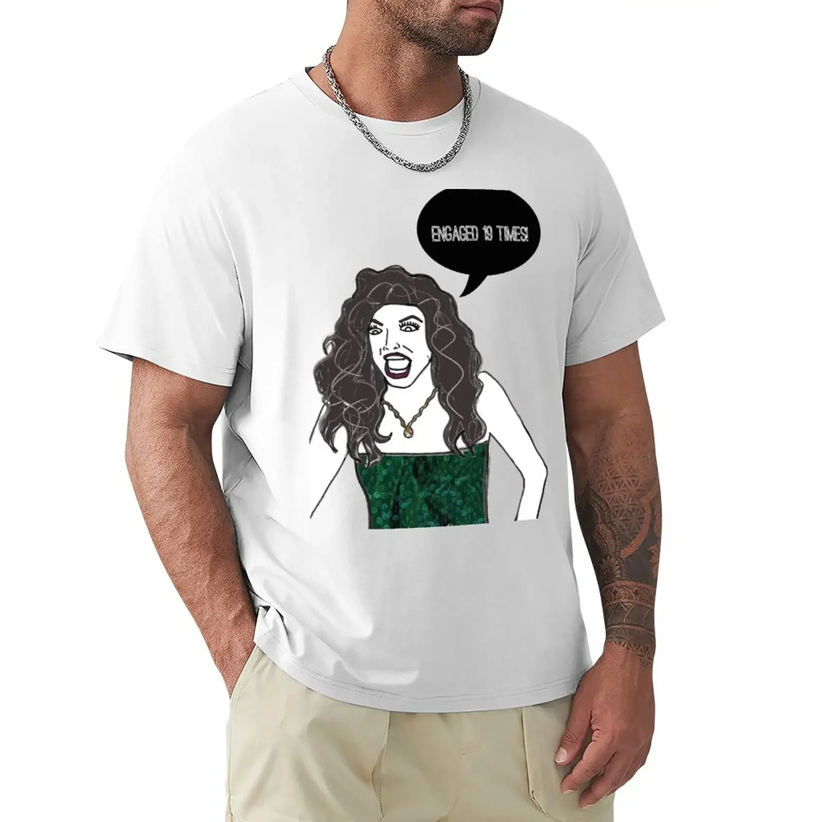 

19 times T-Shirt anime clothes tees funnys Men's t-shirts
