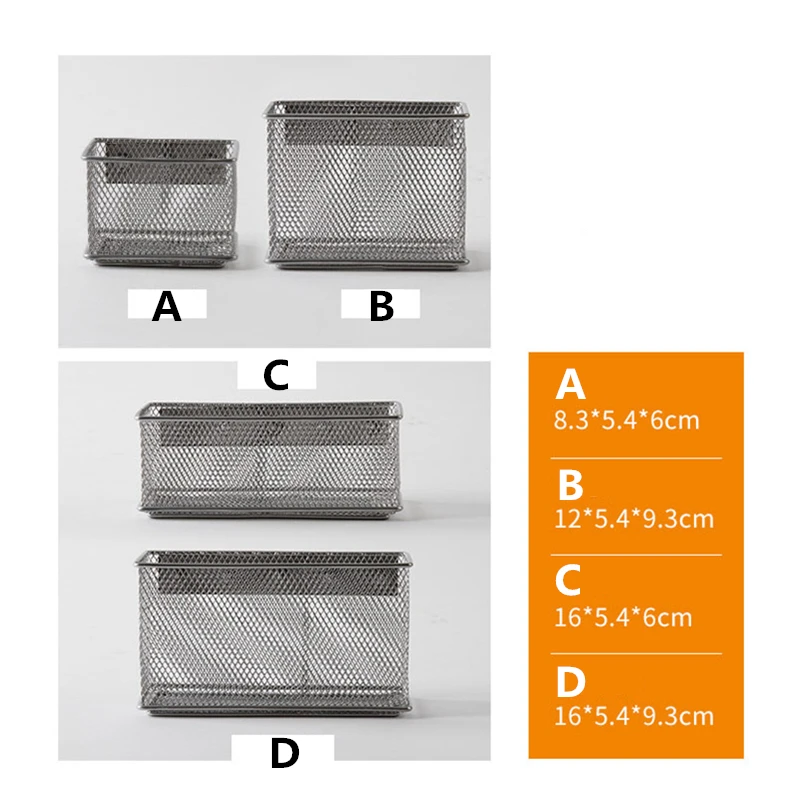 Home Storage Boxes Magnetic Storage Organiser Torage Basket Wire Mesh Refrigerator Drawer Box Blackboard Chalk Pens Desk