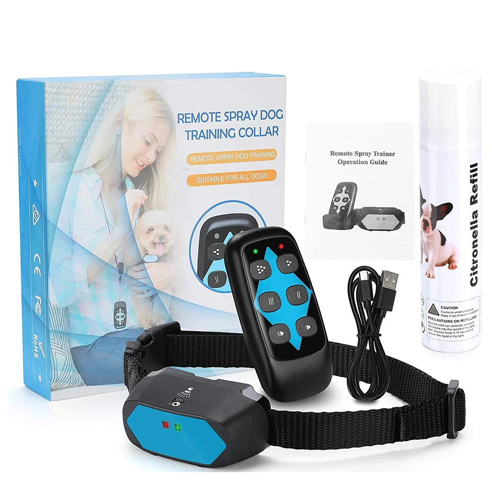 Training Collar Dog Citronella Citronella Spray Dogs Pet Antibark