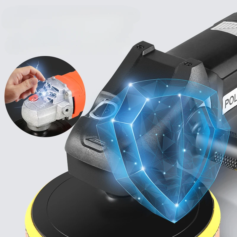 Portable Electric Car Polisher Car Scratch Repair Kit Floor Polishing Speeds Adjustable Auto Beauty Polishing Waxing Machine
