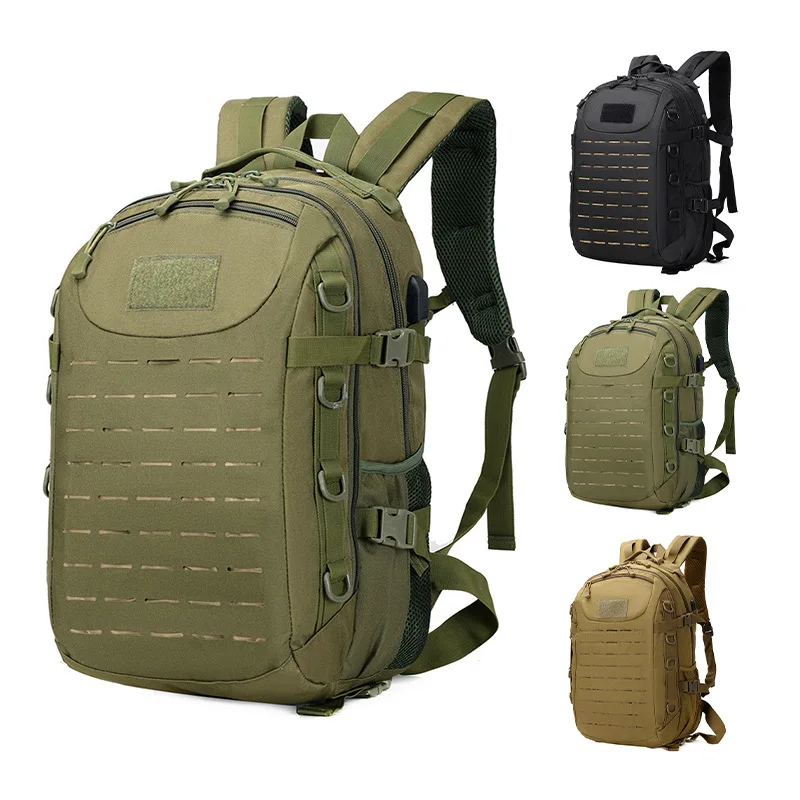 

Военный камуфляжный рюкзак 35 л, водонепроницаемый мужской уличный Тактический ранец для путешествий, штурма, Походов, Кемпинга, скалолазания, черный