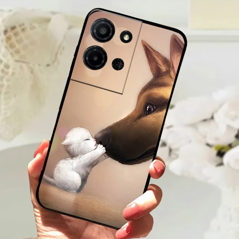 Marble Printed Shockproof TPU Matte Phone Case - Soft Protective Back Bumper Cover