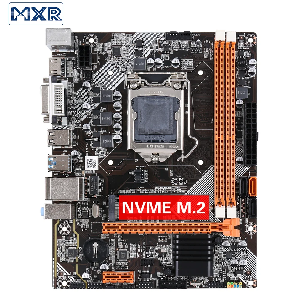 mother board gaming pc B75 Motherboard LGA 1155 M.2 for Intel i3 i5 i7 CPU Support ddr3 memory ram M-ATX LGA-1155 USB3.0 SATA3.0 pei-e vga hdmi interfa good motherboard for pc