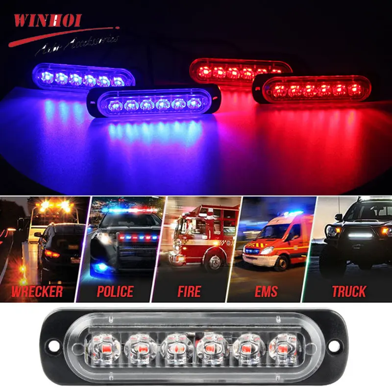 Amber LED Emergency Warning Light Strobe Beacons Safety Rotary Lamp With Epoxy For Heavy Duty Vehicles - View #11