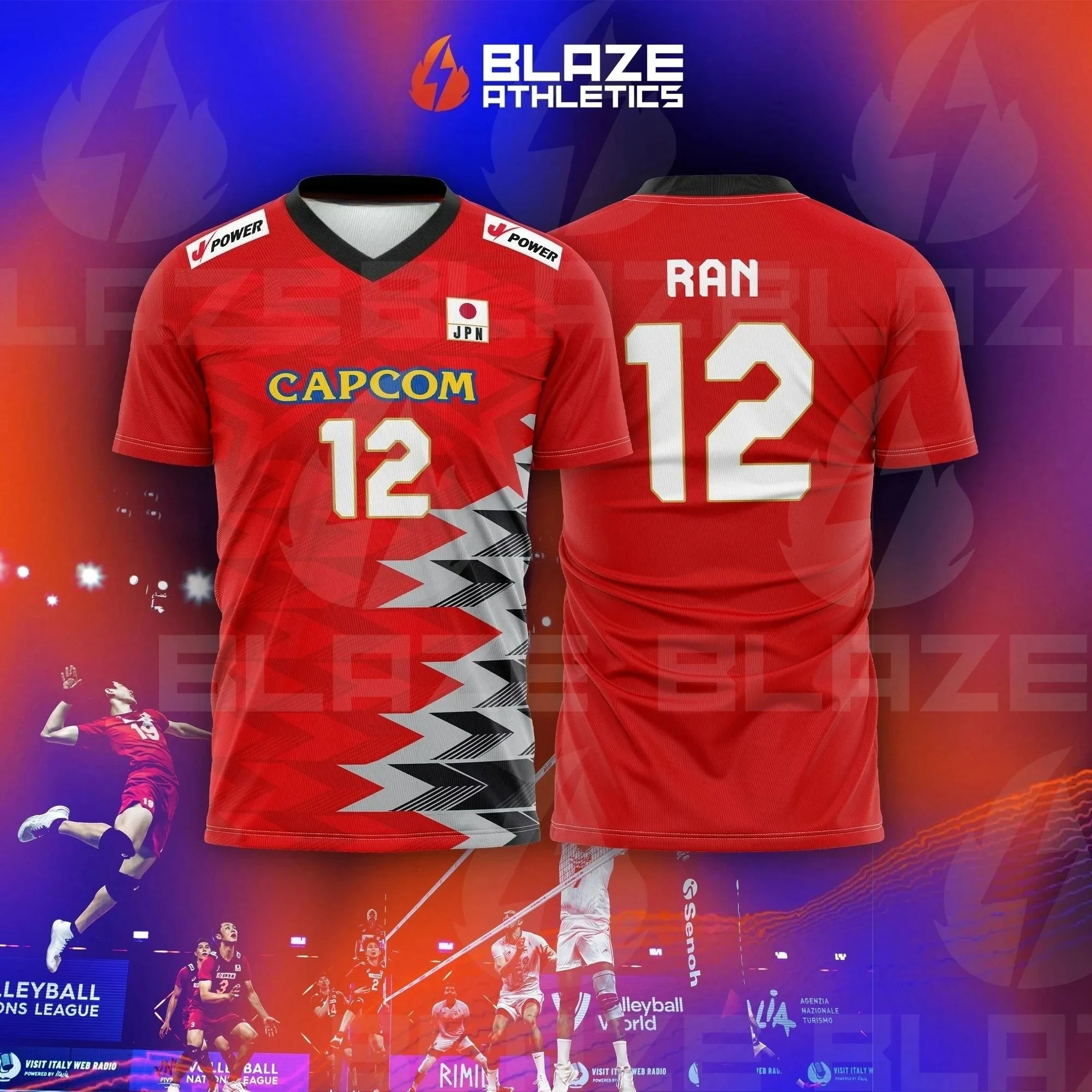 26Japan Volleyball-Trikot für Herren und Damen, R.Takahashi Nr. 21, Ishikawa Nr. 14, sportliches, lässiges, atmungsaktives, schnell trocknendes, lockeres T-Shirt