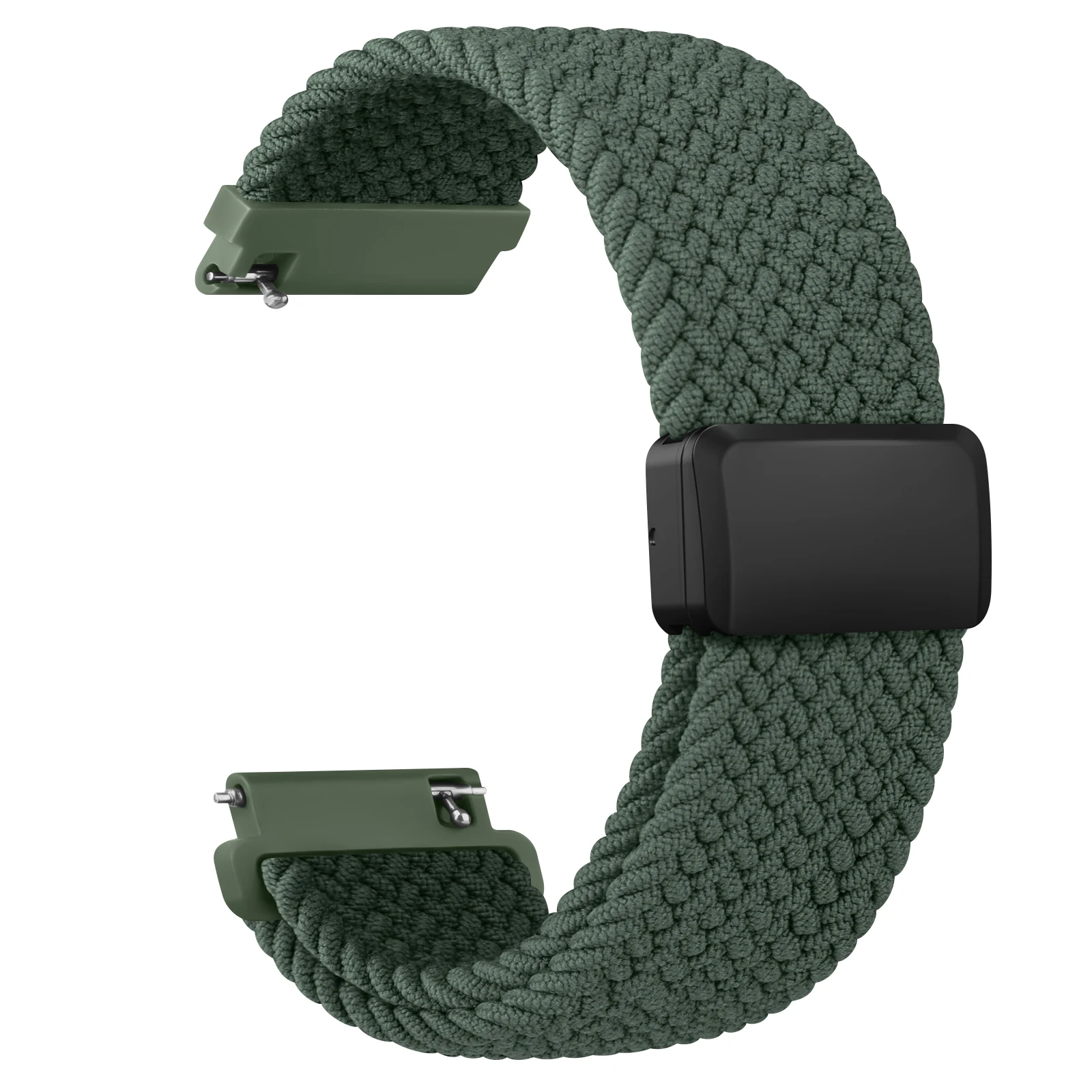 Elegant 22mm Braided Magnetic Watch Band Bracelet