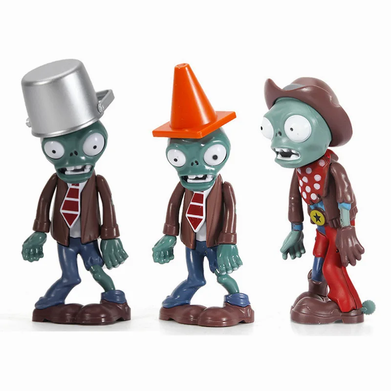 Garden Defense Action Figure Set - Unique Zombie and Plant Characters Kids Birthday Gift