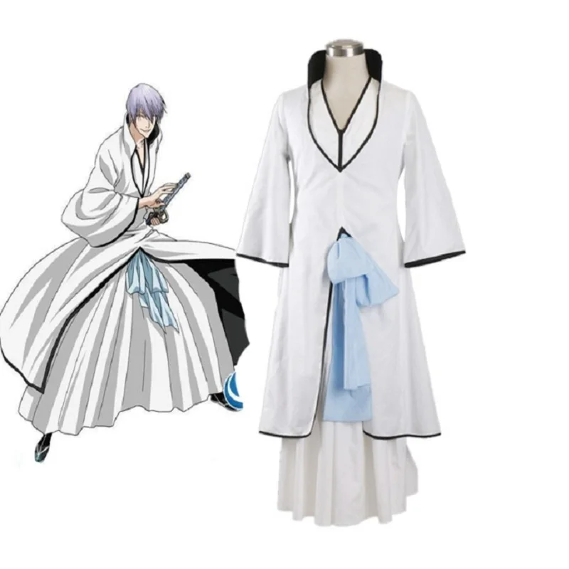 

Bleach Gin Ichimaru Hollow World Hueco Mundo Cosplay Costumes Outfit Halloween Christmas Uniform Suits Cosplay Anime for Girls