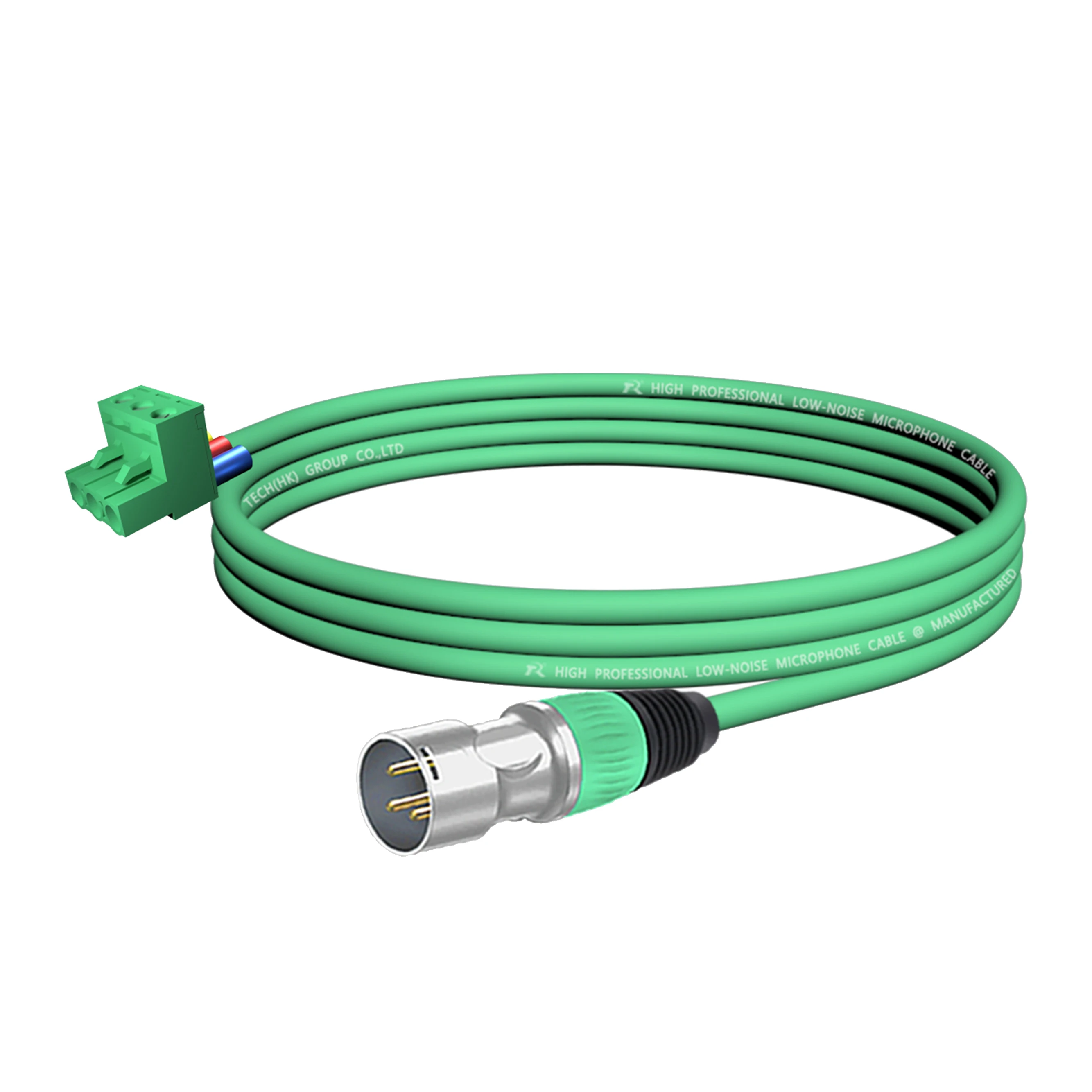 1 Stück XLR zu Phoenix Kabel, XLR 3-Polig M/F zu Grün 3-Pin PCB Schraubklemmenadapter, Mikrofonkabel für Lautsprecher – Detail 10