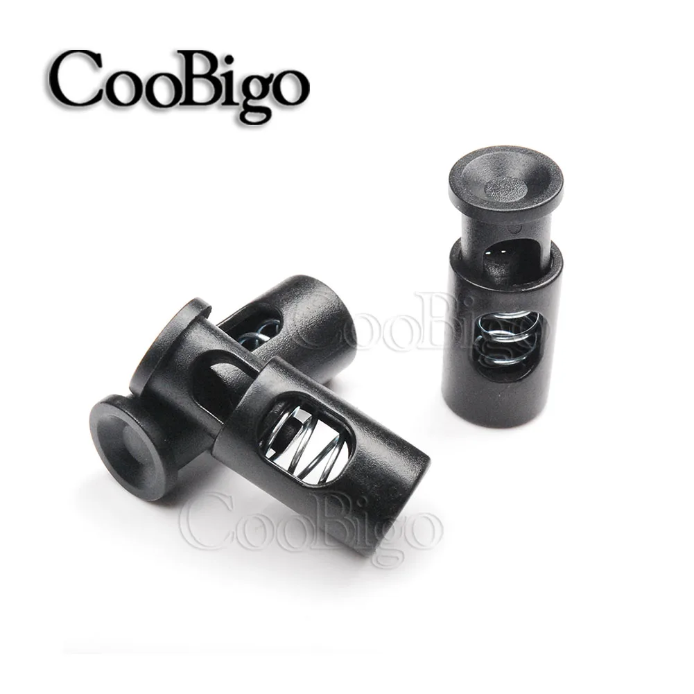 코드 잠금 토글 스토퍼 클립 플라스틱 파라코드 550 로프 랜야드 신발끈 드로스트링 가방, 배낭 의류 DIY 액세서리, 10 개