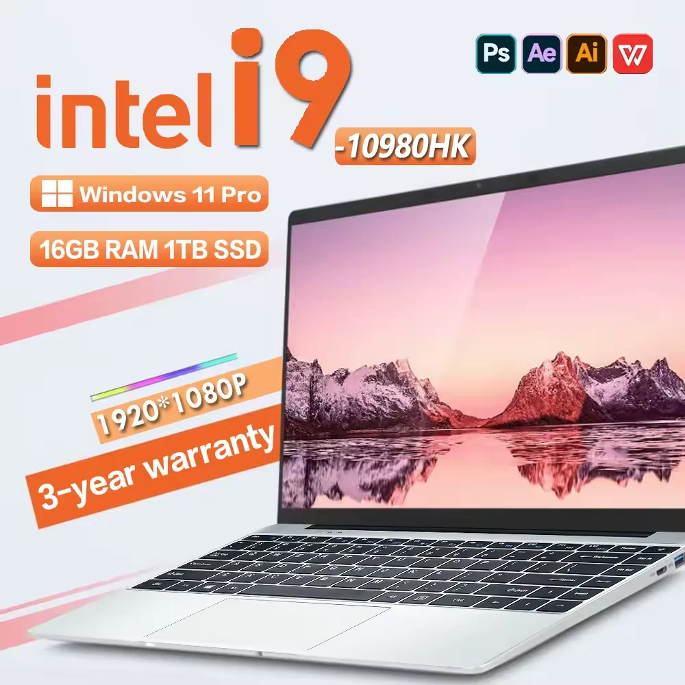 Ordinateurs portables Windows 11 Pro, Intel Core i9-10980HK, 16 Go de RAM, SSD 1 To, ordinateur portable pour le travail, les jeux et les études 1 Ordinateurs portables Windows 11 Pro, Intel Core i9-10980HK, 16 Go de RAM, SSD 1 To, ordinateur portable pour le travail, les jeux et les études 1