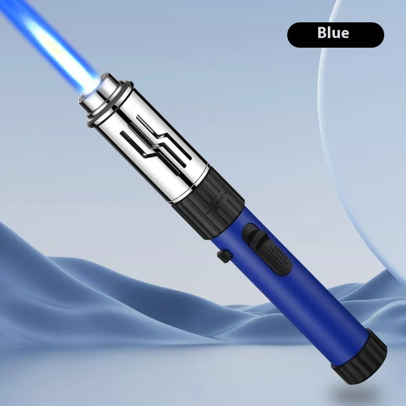 Powerful Blue Flame Jet Torch Gas Lighter Windproof High Firepower Cooking Kitchen Metal Welding Gun Outdoor Cigar Barbecu gas torch welding torch butane torch