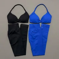 2 Piece Yoga Clothes Women Tracksuit Athletic Wear Pilates Fitness Suit Gym Workout Push Up Clothes Sports Bra Leggings Suit - Image 5