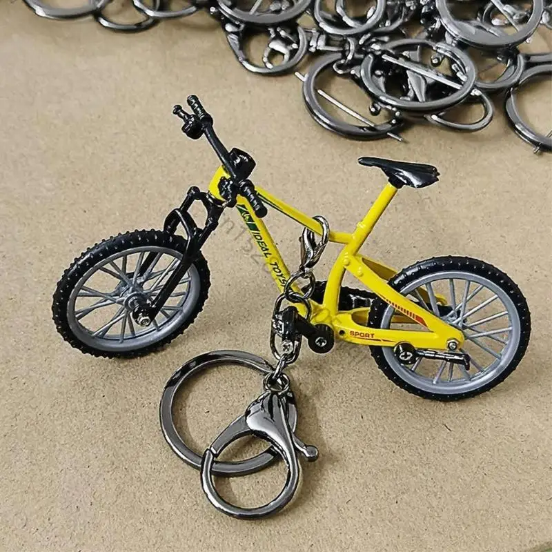 Stylish Finger Bike Keyring Unique Cycling Accessory