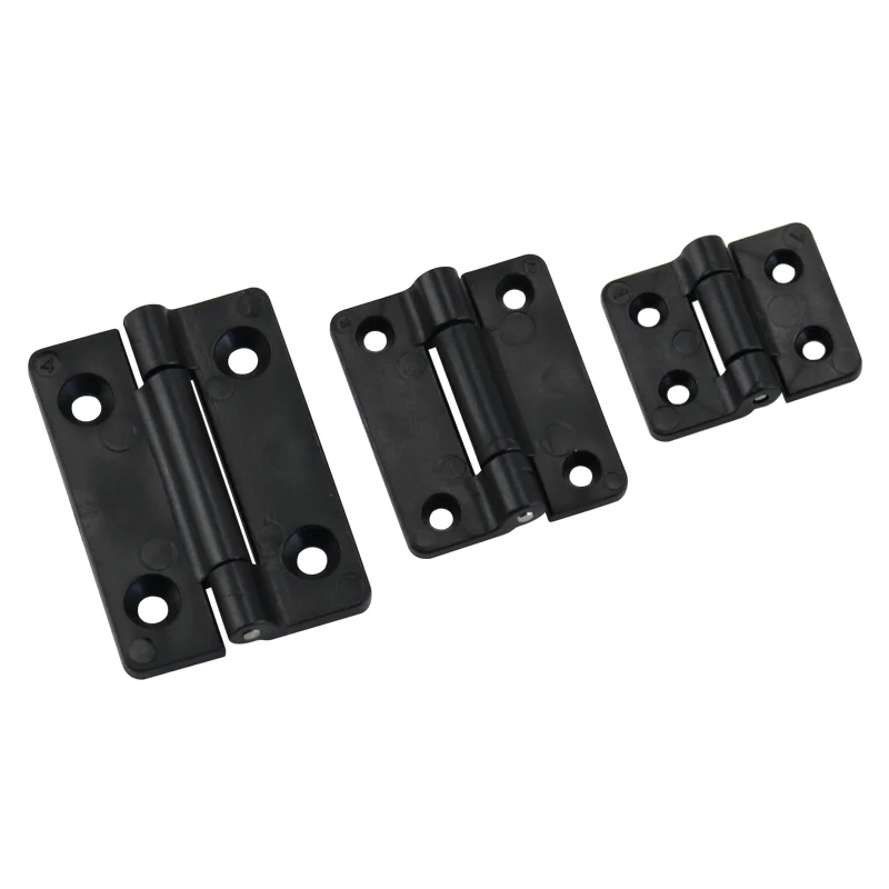 Small Random Stop Torque Hinge Black Plastic Damping Positioning Hinge Random Stop Flip Folding