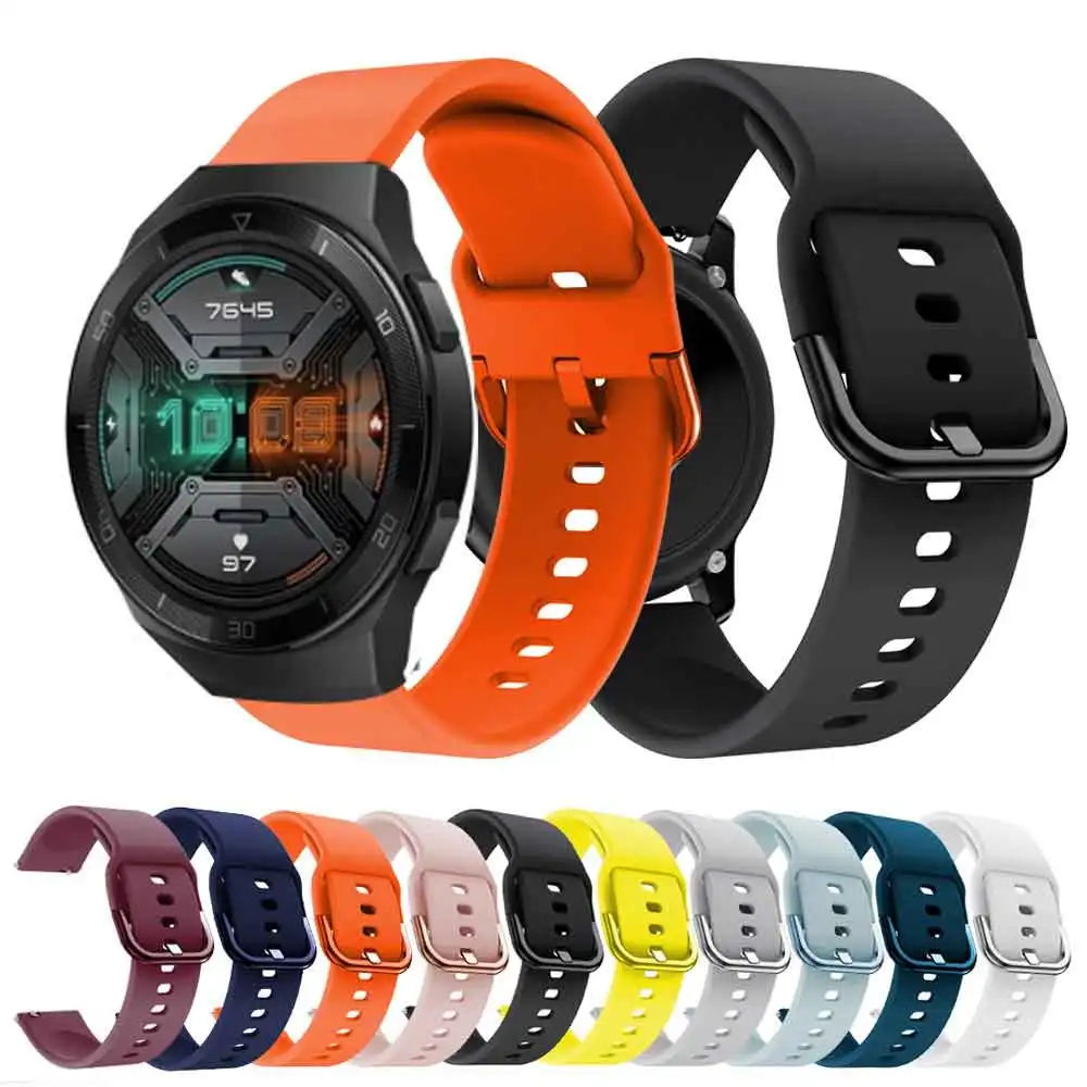 

Silicone Watch Strap For Huawei Watch GT 2e/GT 2 Pro Original SmartWatch Band Replacement GT2e Wristband 22mm Bracelet Belt