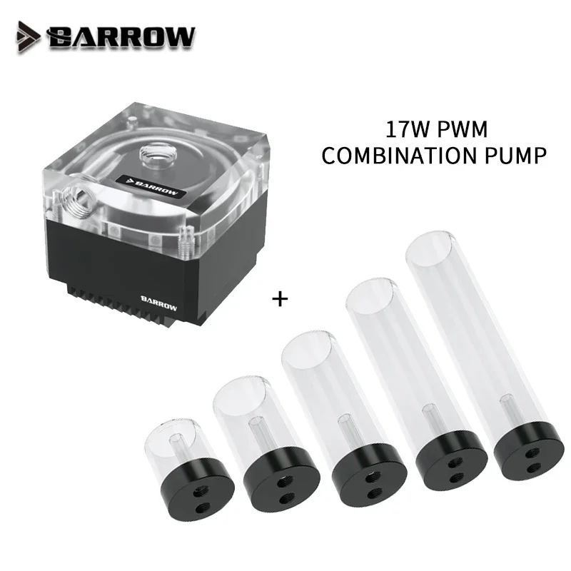 Bomba de Carrinho de Mão 17w Pwm Bombas com Reservatório para a Construção do Sistema de Refrigeração Água de pc 5v Argb 3pin - Imagem 5