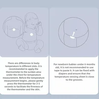 Youpin Miaomiaoce цифровой детский умный термометр, клинический термометр, высокоточный постоянный монитор, высокотемпературная сигнализация — изображение 2