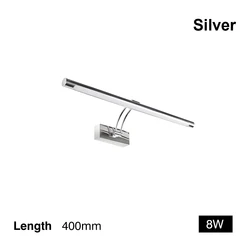 Sleek Modern Black & Silver LED Wall Sconce for Interior Illumination (Warm White (2700 - 3500K))