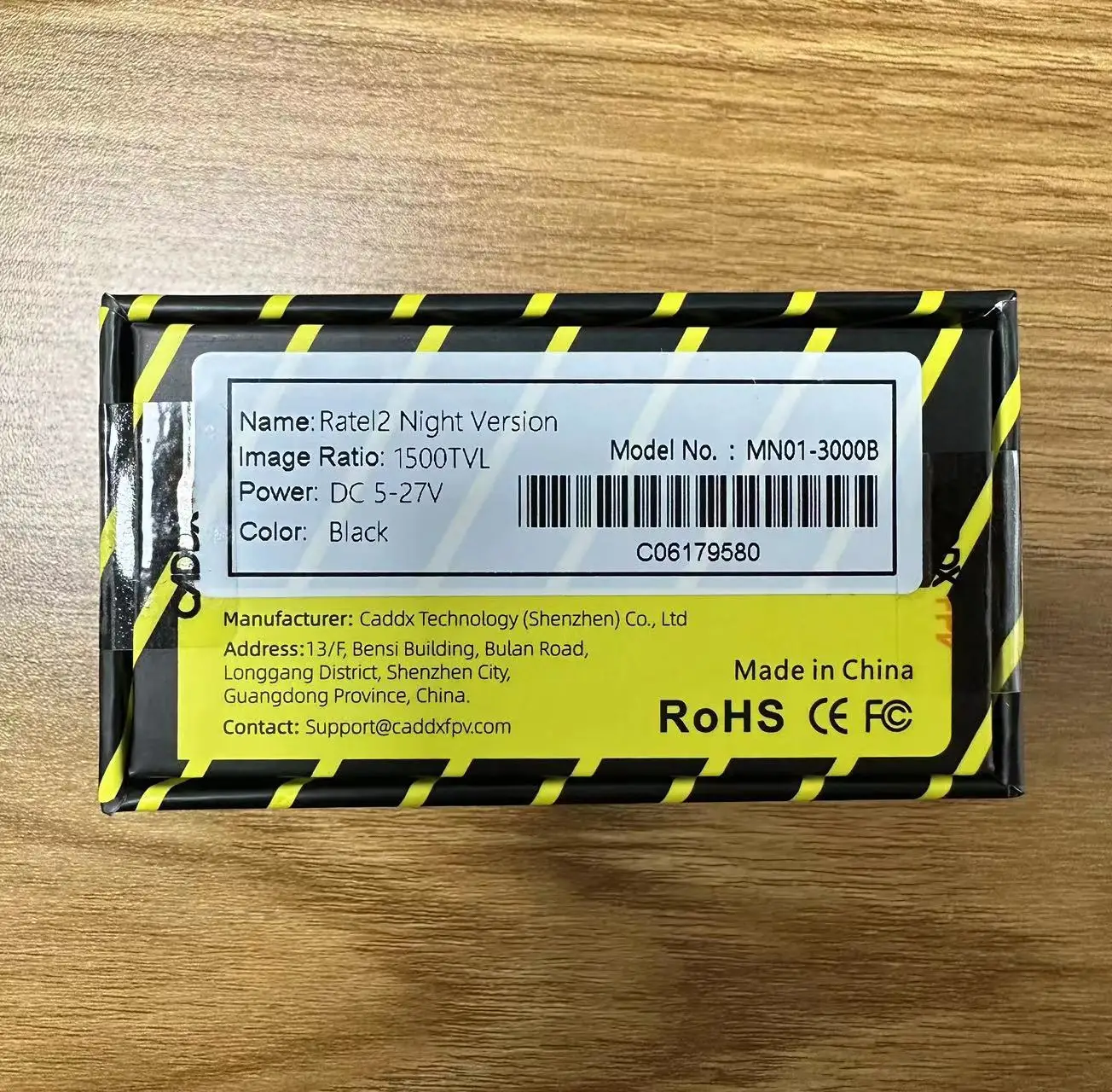Description Picture 2 of itemAnalog-Caddx Ratel2 Special Night Vision Camera 1500TVL 8Mega /F1.2 Lens 16:9 / 4:3 (variable) for FPV