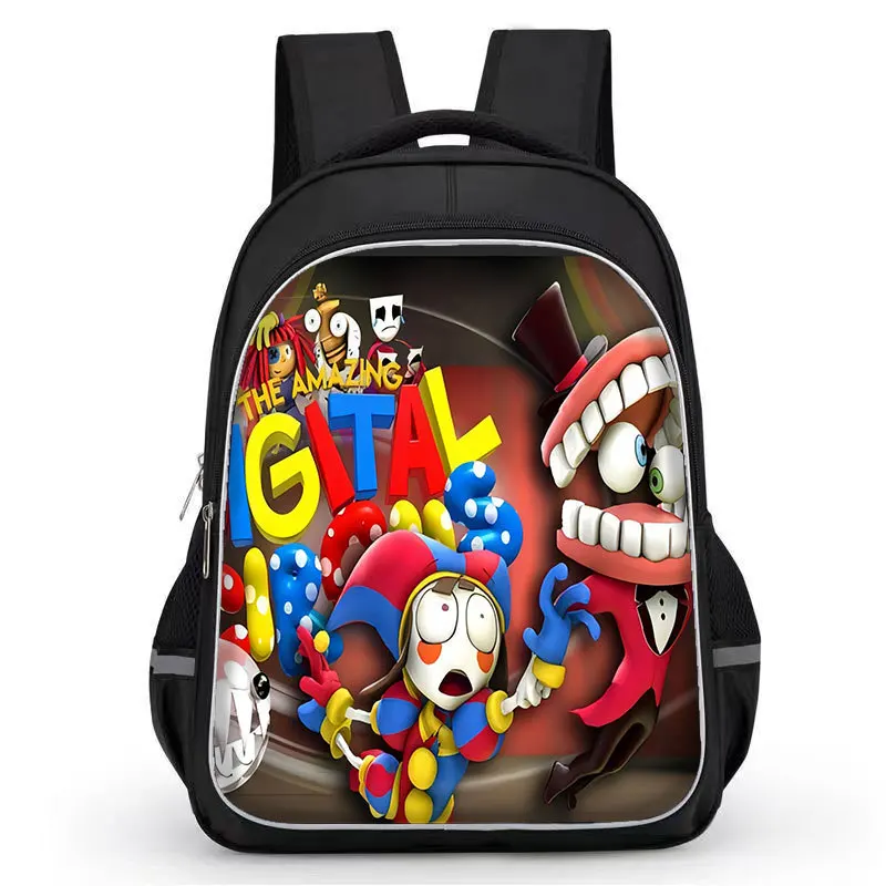 Рюкзак с мультипликационным аниме цифровым цирком для учеников начальной школы, рюкзак для детей, подарок для школьника с мультипликационным рисунком, модный трендовый классный