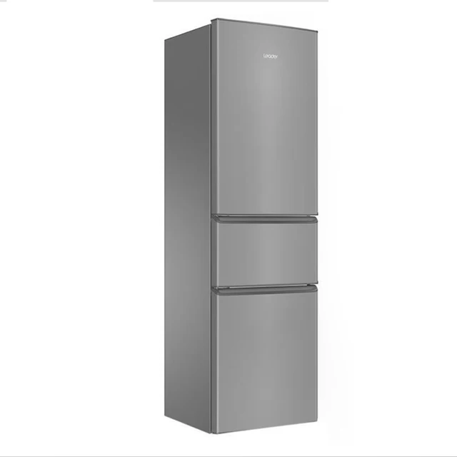 Réfrigérateur domestique trois portes 206 litres, économe en énergie, congélateur à maintien de la fraîcheur 1