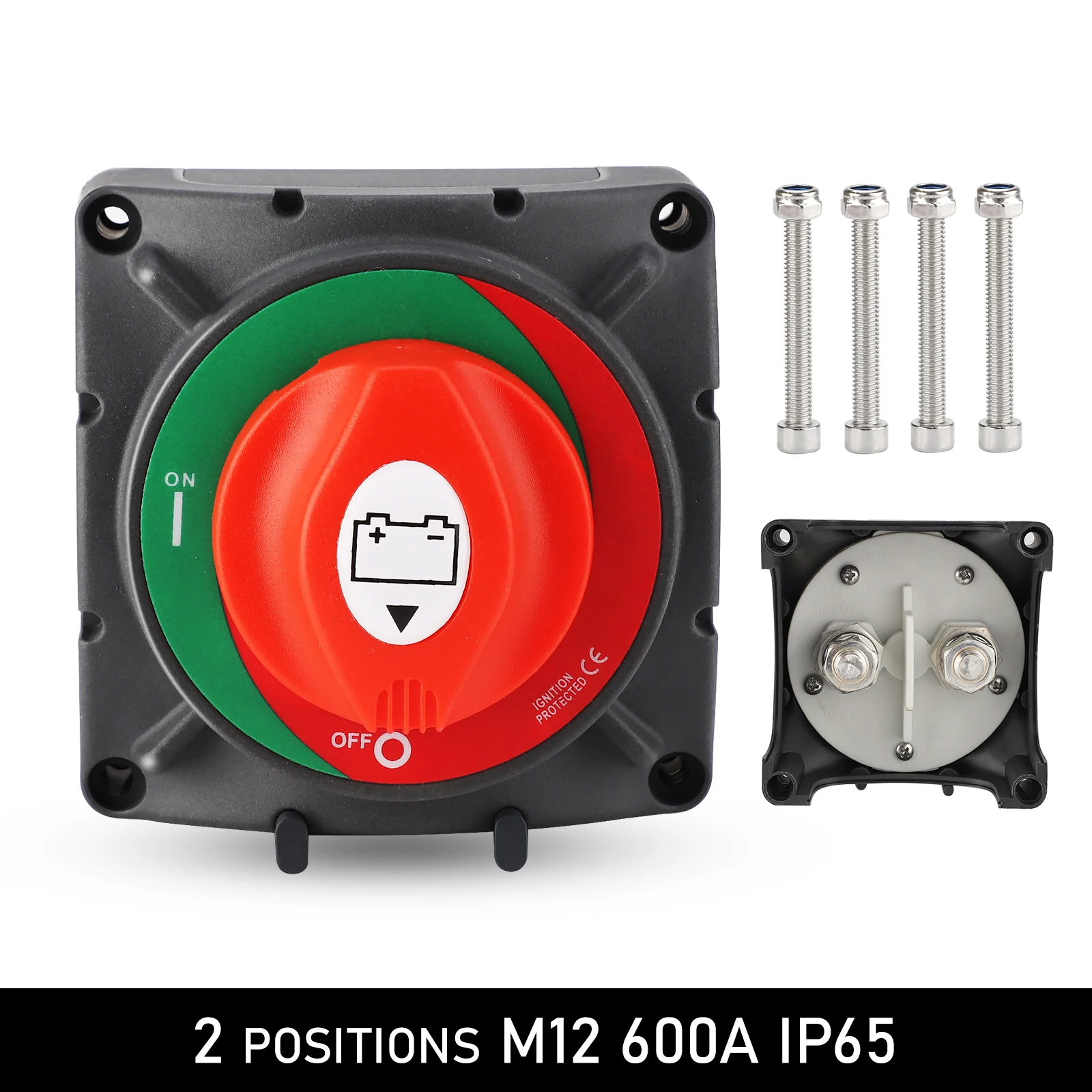 DC 275A Heavy Duty Battery Cutoff Disconnect Switches Main Kill Select 300a Boat