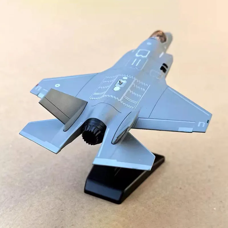?   다이캐스트 1:100 스케일 F-35B 전투기 시뮬레이션 합금 완제품 기념품 취미 컬렉션 장난감 장식 선물