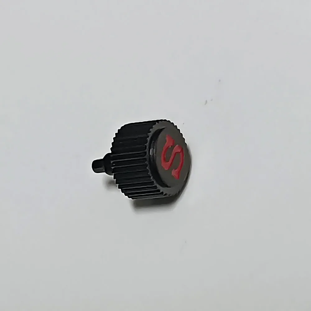 Screw-In Replacement Watch Crown with Engraved 'S' Design - Premium Accessory