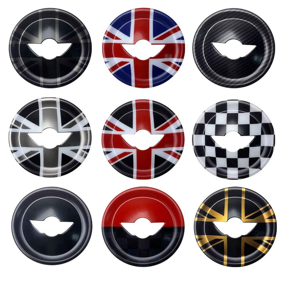 For Mini Cooper R50 R52 R53 Steering Wheel Center Panel Car Sticker Cover Car-Styling Auto Accessories Interior Trim