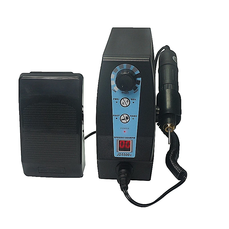 JD-5500C 120 Watt Big Power Nail Drill Pedicure Manicure Milling Machine Device Manual Electric Tool For Jewelry 2