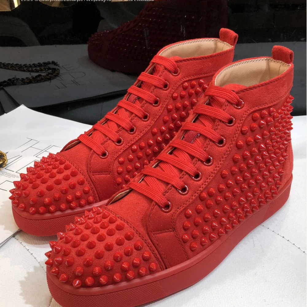 Christian Louboutin Mens Red Bottom Shoes  Louis Vuitton Shoes Red Bottoms  Mens - Leather Casual Shoes - Aliexpress
