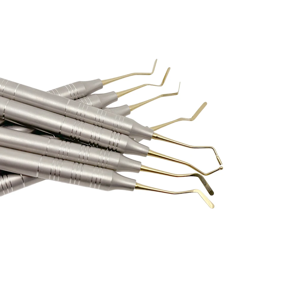 Kit de 8 Espátulas de Resina Compuesta Dental para Reparación y Restauración Dental – Suministros Profesionales para Dentistas
