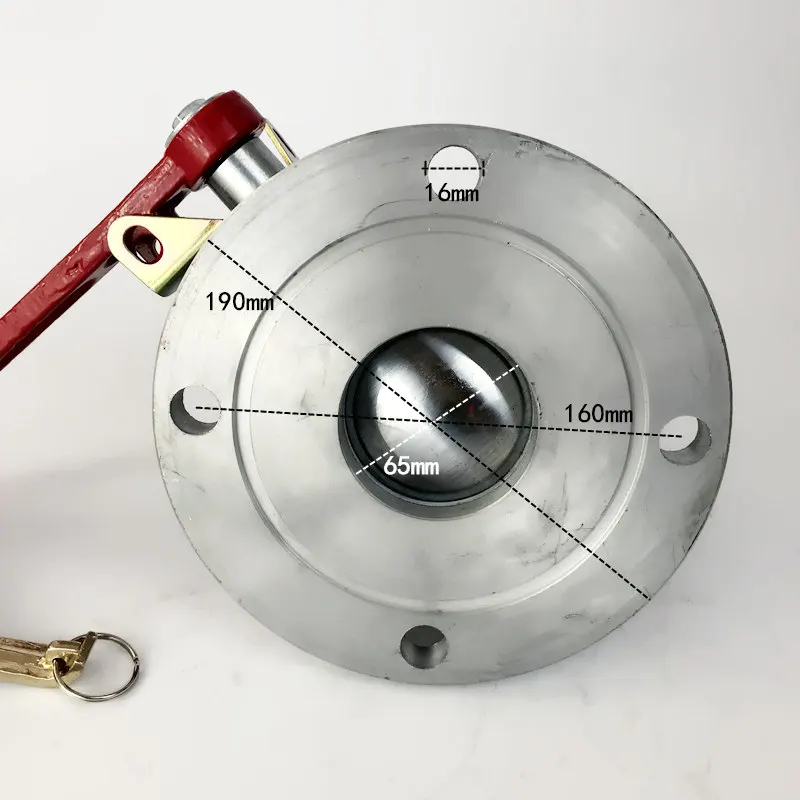 

Aluminum alloy one-way male ball valve one-way female ball valve flange ball valve oil tank truck ball valve accessories