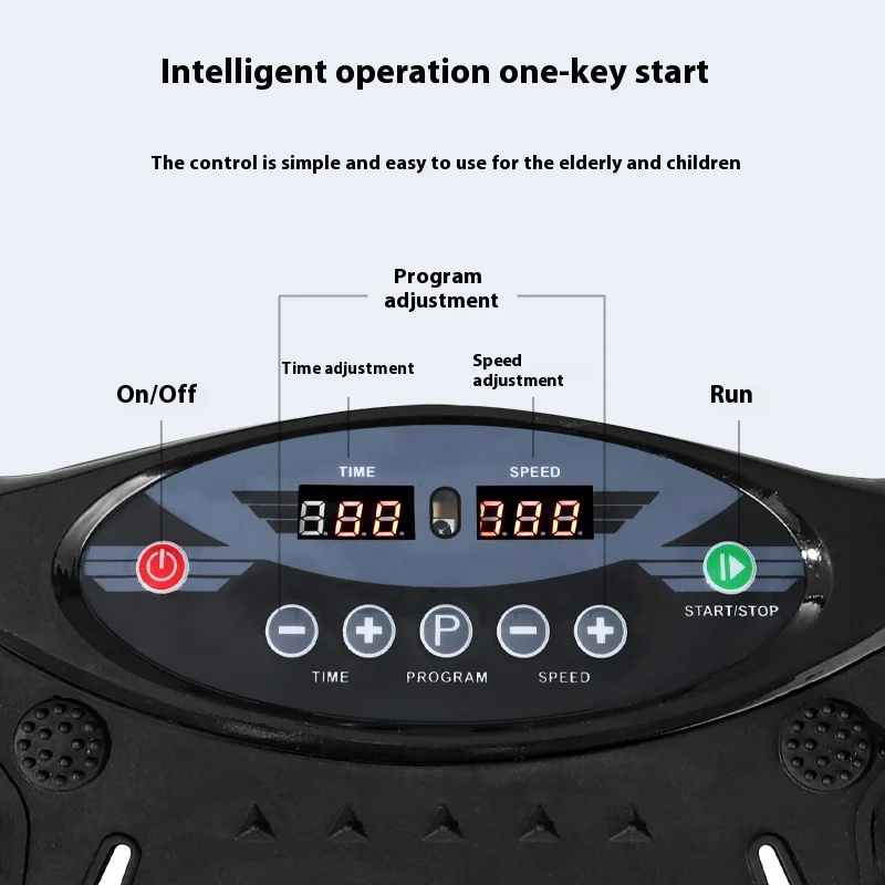 무소음 모터 속도 조절 3D 전신 진동 플레이트 운동 기구 가정용 피트니스 운동 플랫폼 수직 방향