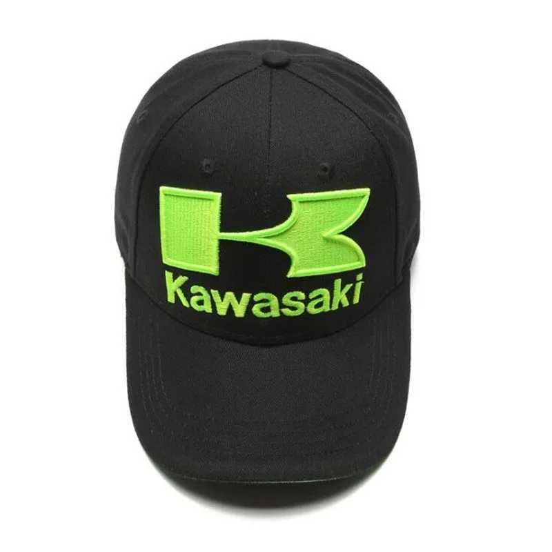 New Kawasaki Motorcycle Baseball Hat Racing Team Outdoor Sports Hardtop Duck Tongue Hat Men's Sunshade 3