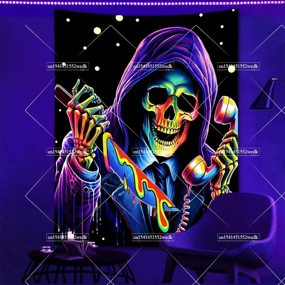 Onivein Blacklight - Arazzo Con Fungo Che Si Illumina Al Buio, Motivo