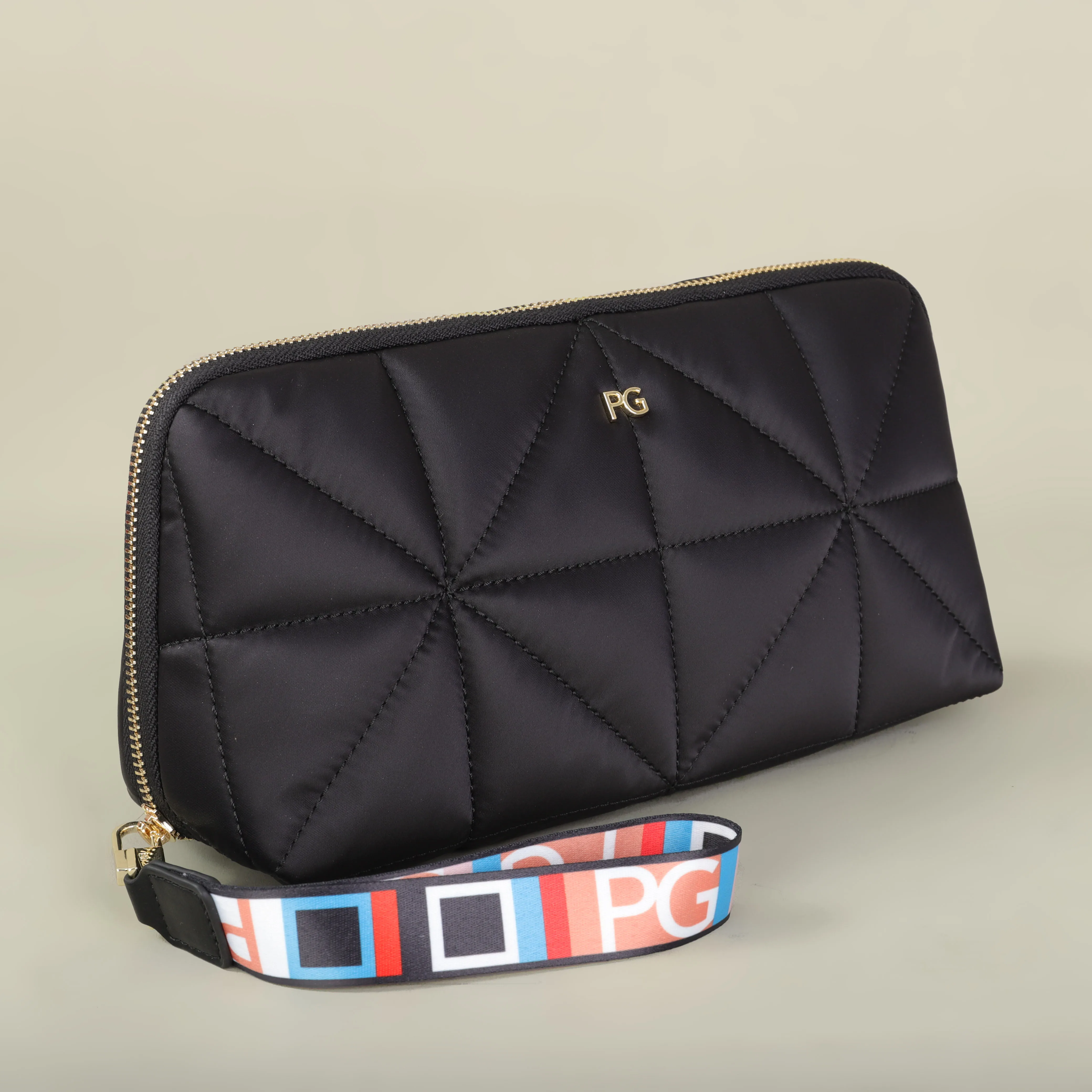 Multi-use waterproof nylon cosmetic handbag