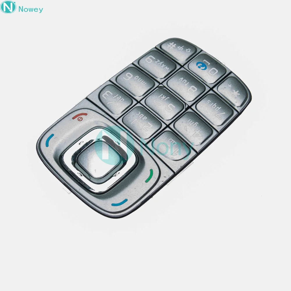 Nowey 6085 커버 키보드 Nokia 6085 전화 영어 러시아어 키패드 교체 하우징 부품